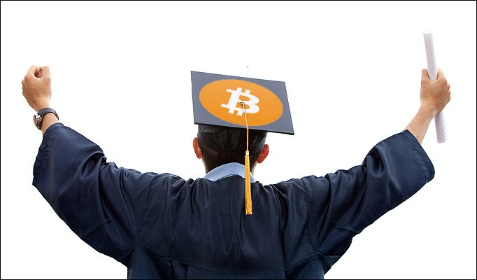Bitcoin based loans to help students graduate